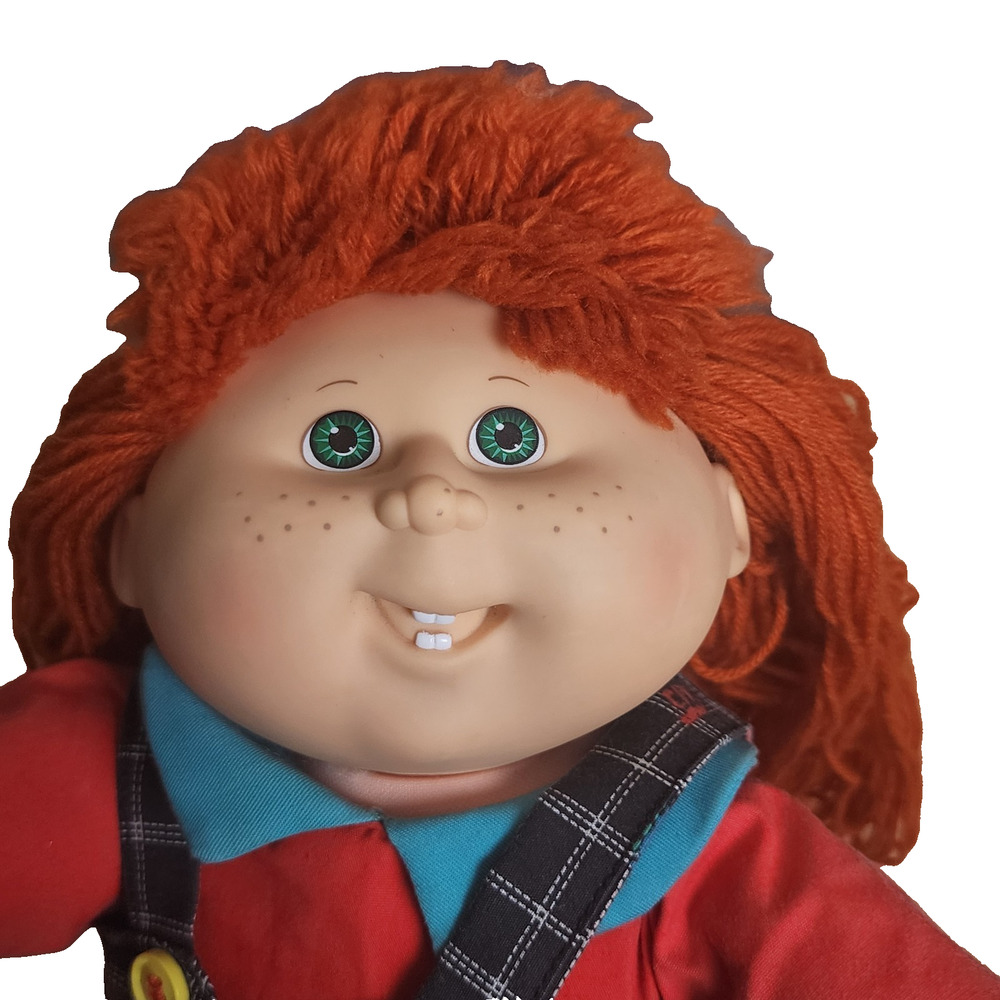 Vintage Cabbage Patch Kids First Edition 1990 Hasbro doll Red Hair Toothy